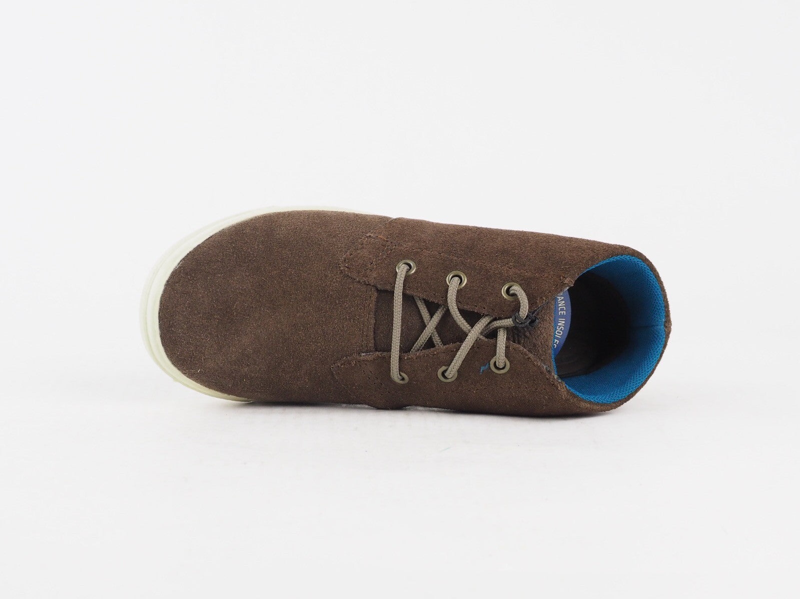 Boys Timberland A121C Dark Brown Leather Casual Shoes Lace Up Chukka Boots