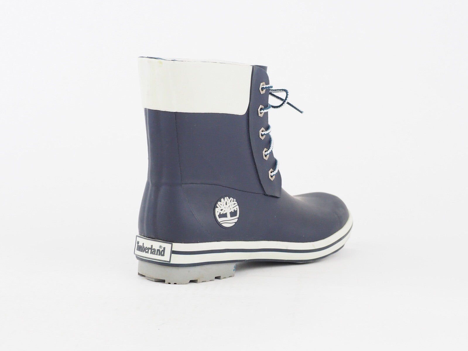 Womens Timberland Classic Rain 81923 Blue Wellingtons Lace Up Rain Wellies