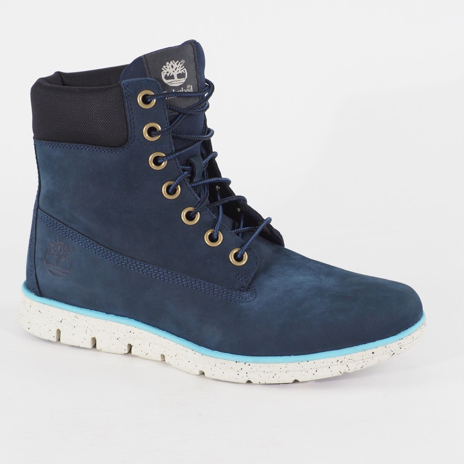 Mens Timberland 6 Inch Bradstreet A13GG Navy Leather Lace Casual Walking Boots