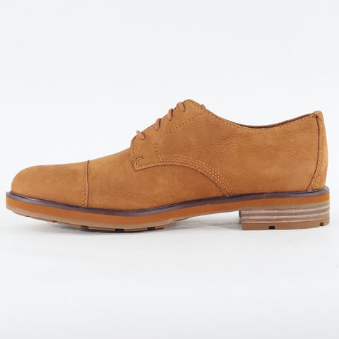 Mens Timberland Windbucks Cap Toe Oxford A23R5 Rust Leather Lace Up Formal Shoes