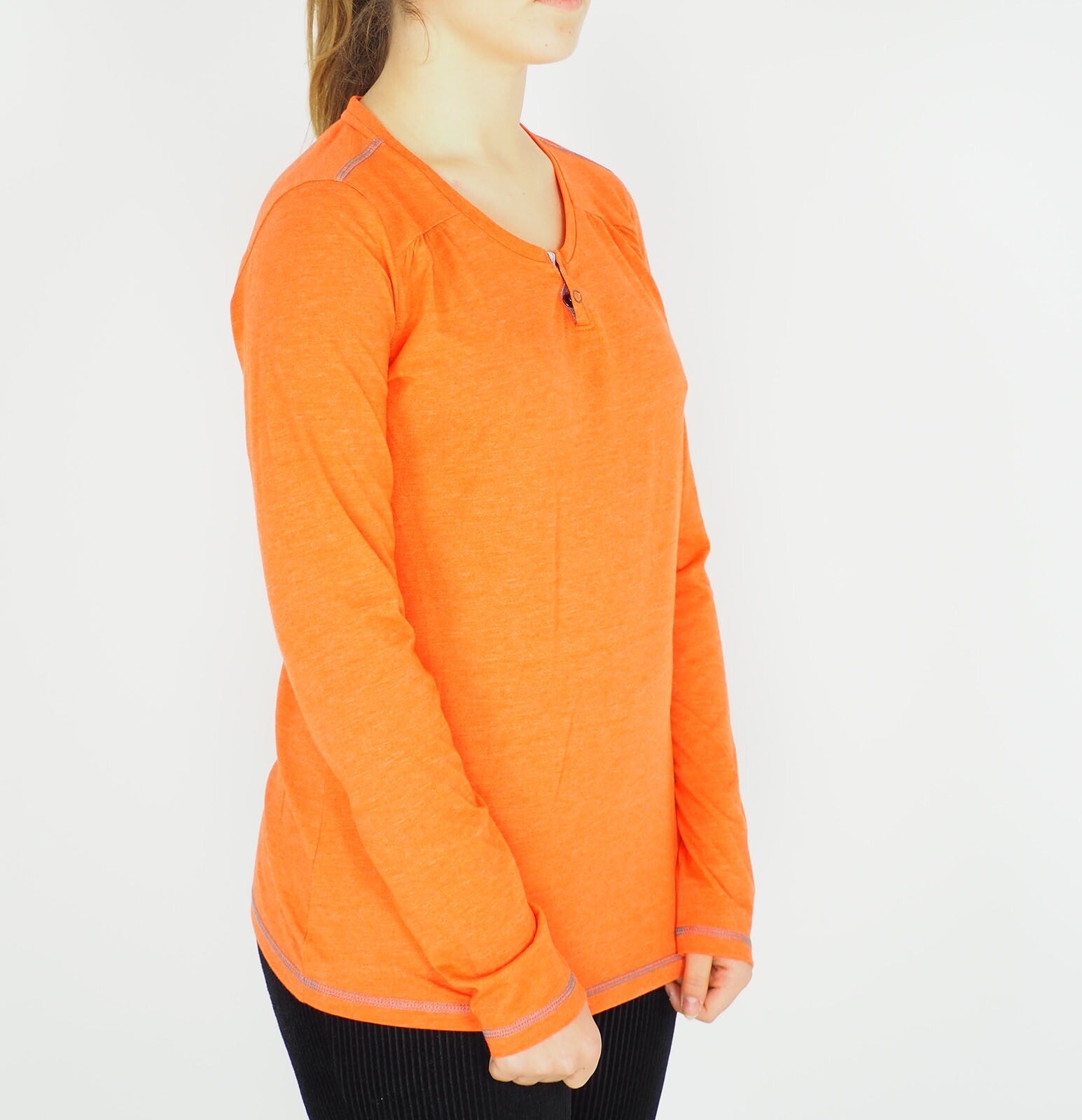 Womens Jack Wolfskin Heather 1804371 Watercress Blossom Casual Longsleeve Shirt