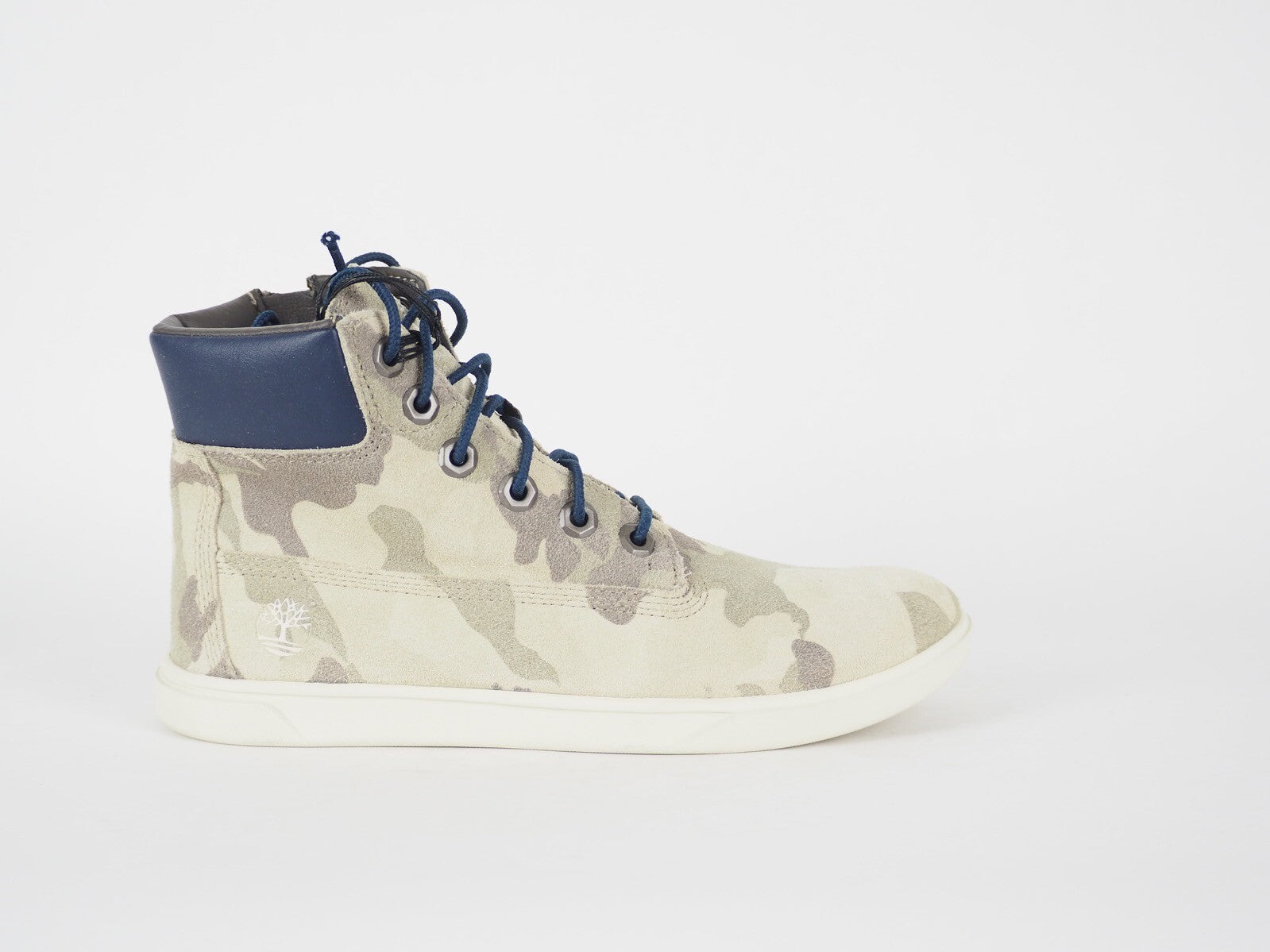 Juniors Timberland Groveton 6 In A15ZK Beige Leather Kids Boots Lace Up Trainers