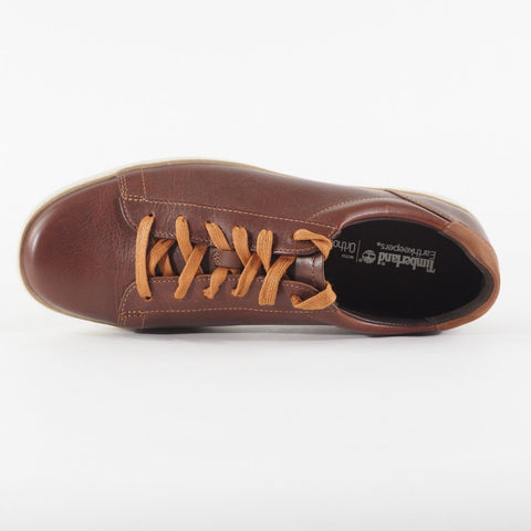 Mens Timberland Hudston PTO 9658A Tan Leather Lace Up Walking Casual Shoes