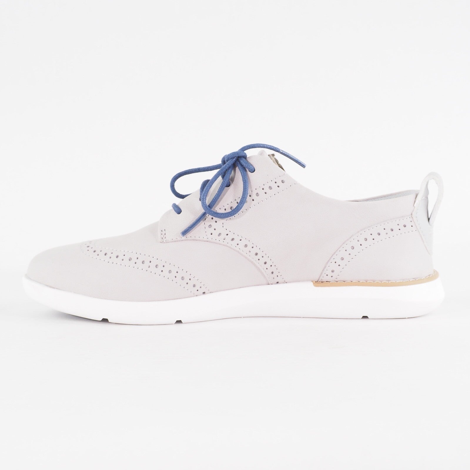 Womens Timberland Bradenton Oxford A25VA Light Grey Nubuck Leather Casual Shoes
