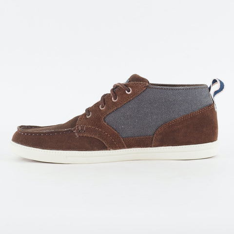 Mens Timberland EK Fulk Chukka 6941A Brown Navy Leather Lace Up Casual Boots