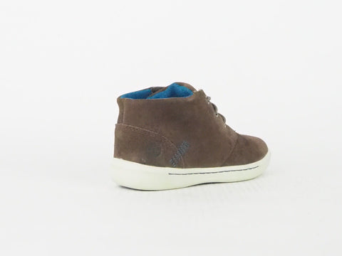 BoysTimberland Davies Cupsole Chukka A121C Brown Leather Lace Up Boots