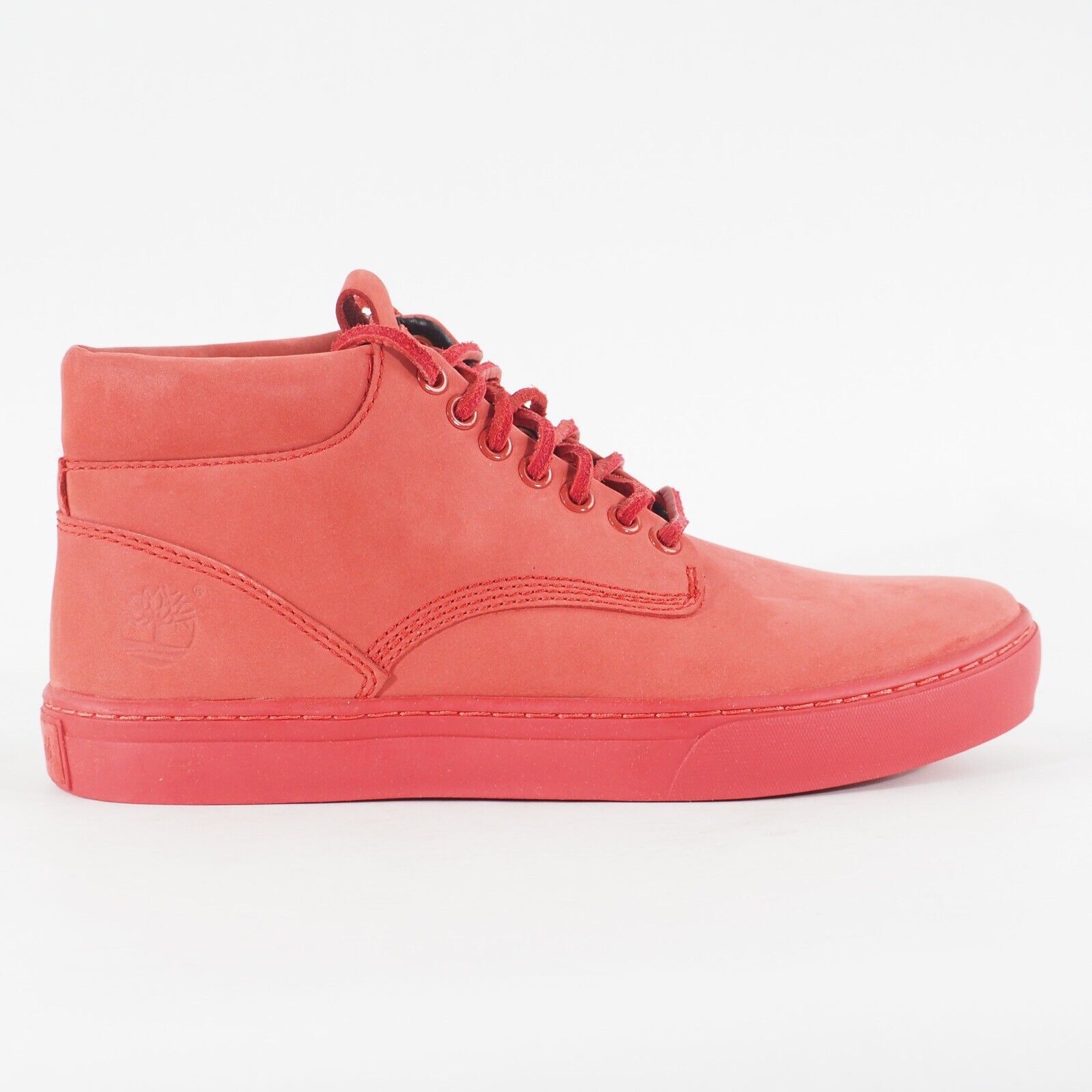 Mens Timberland Adventure Cupsol A178Q Red Leather Lace Up Chukka Casual Shoes