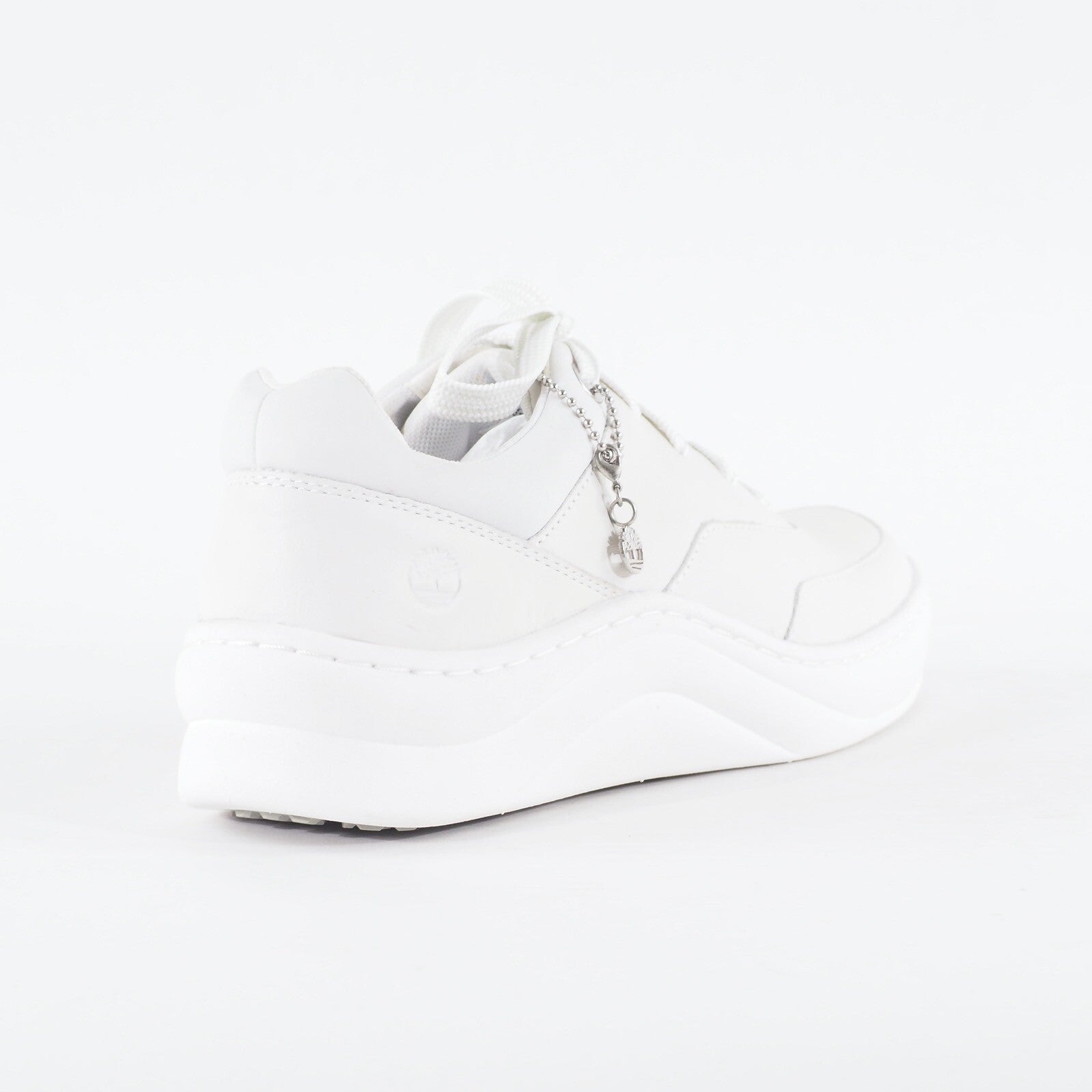 Womens Timberland Ruby Ann A2124 White Leather Lace Up Casual Sneakers
