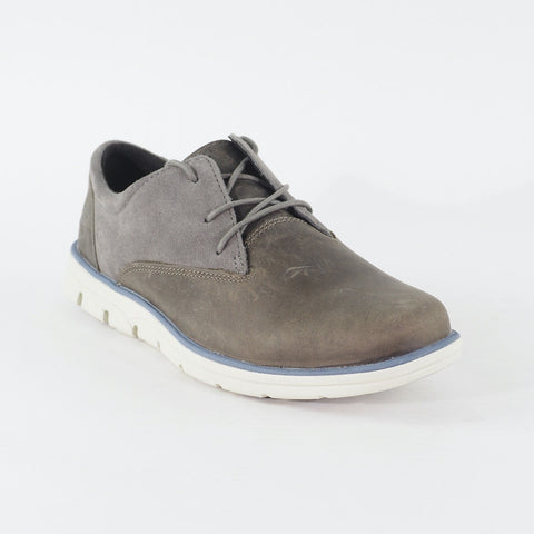 Mens Timberland Bradstreet Oxford A15QQ Dark Grey Leather Lace Up Casual Shoes