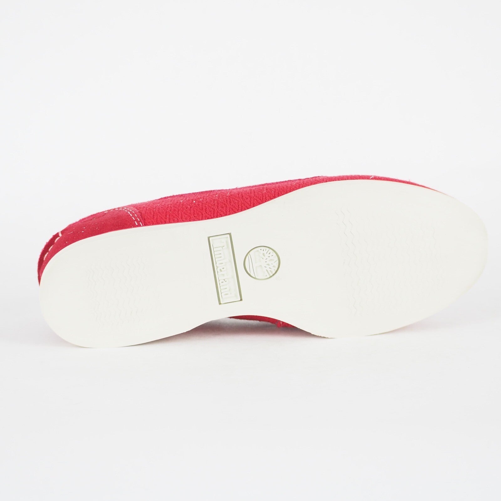 Womens Timberland Classic A14LV Red Frabric 2 Eye Lace Up Casual Boat Shoes