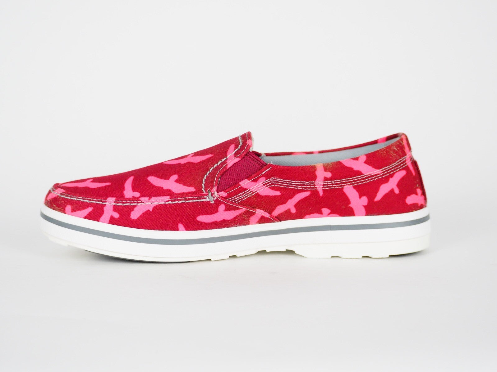 Mens Timberland EarthKeepers Northend Cruiser 6512A Red Canvas Slip On Trainers