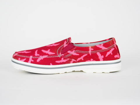 Mens Timberland EarthKeepers Northend Cruiser 6512A Red Canvas Slip On Trainers