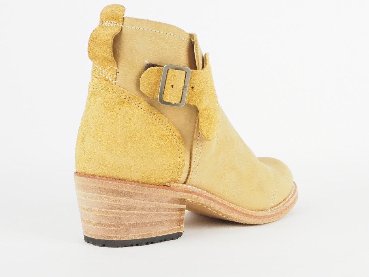 Womens Timberland Coulter Beige 8654A Leather Pull On Ladies Boots Made In USA