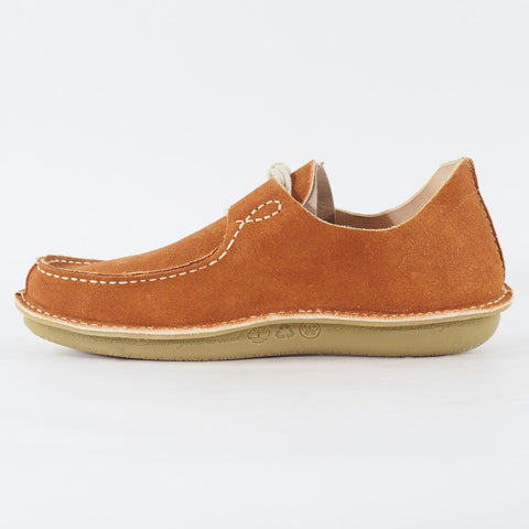 Mens Timberland Pozu Mt Ox 47557 Burnt Orange Leather Lace Up Casual Shoes