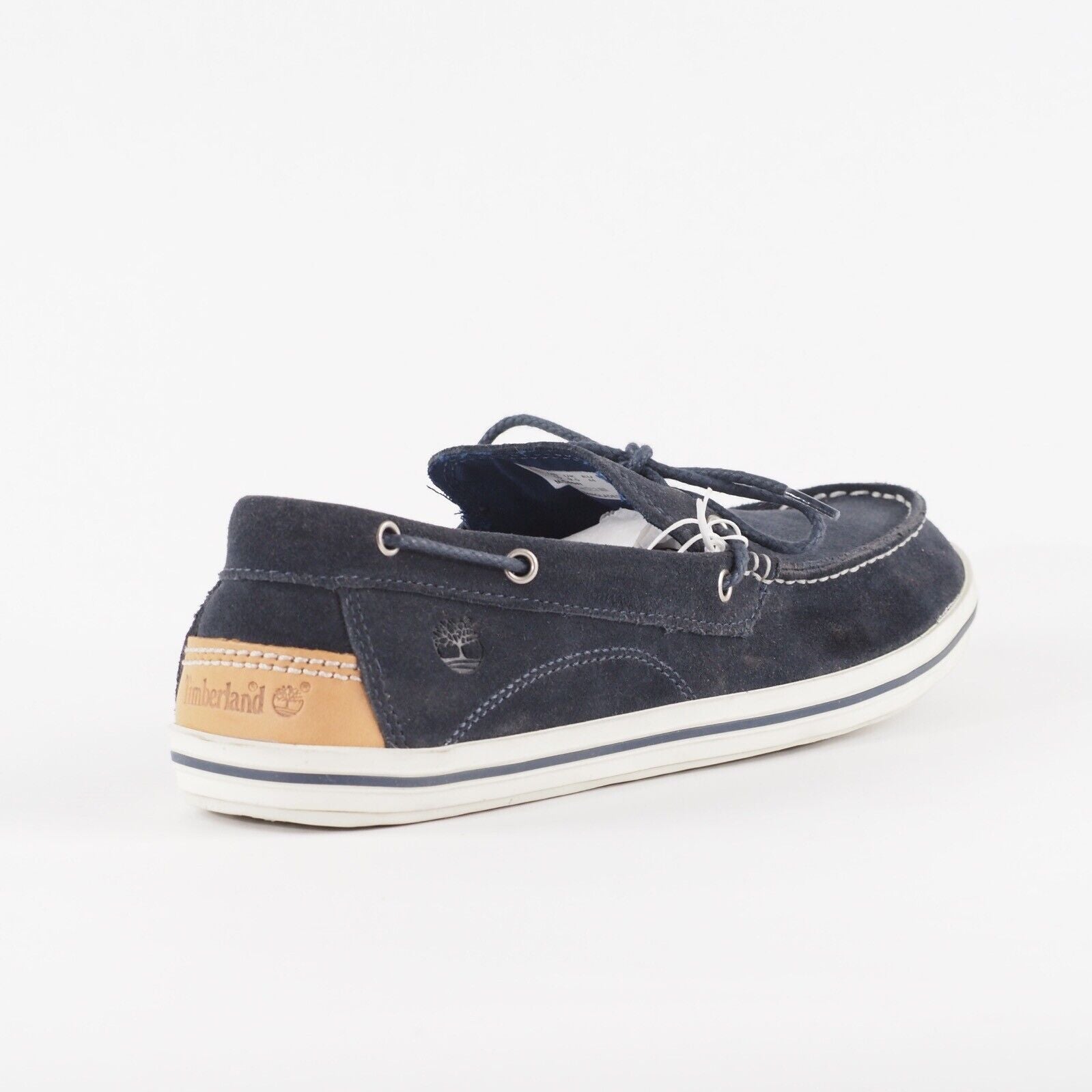 Mens Timberland Casco Bay 1 Eye 5649R Navy Casual Leather Slip On Boat Shoes