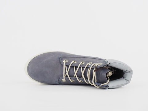 Womens Timberland Earthkeepers 8058B Blue Leather Shoes Lace Up Trainers UK 3.5