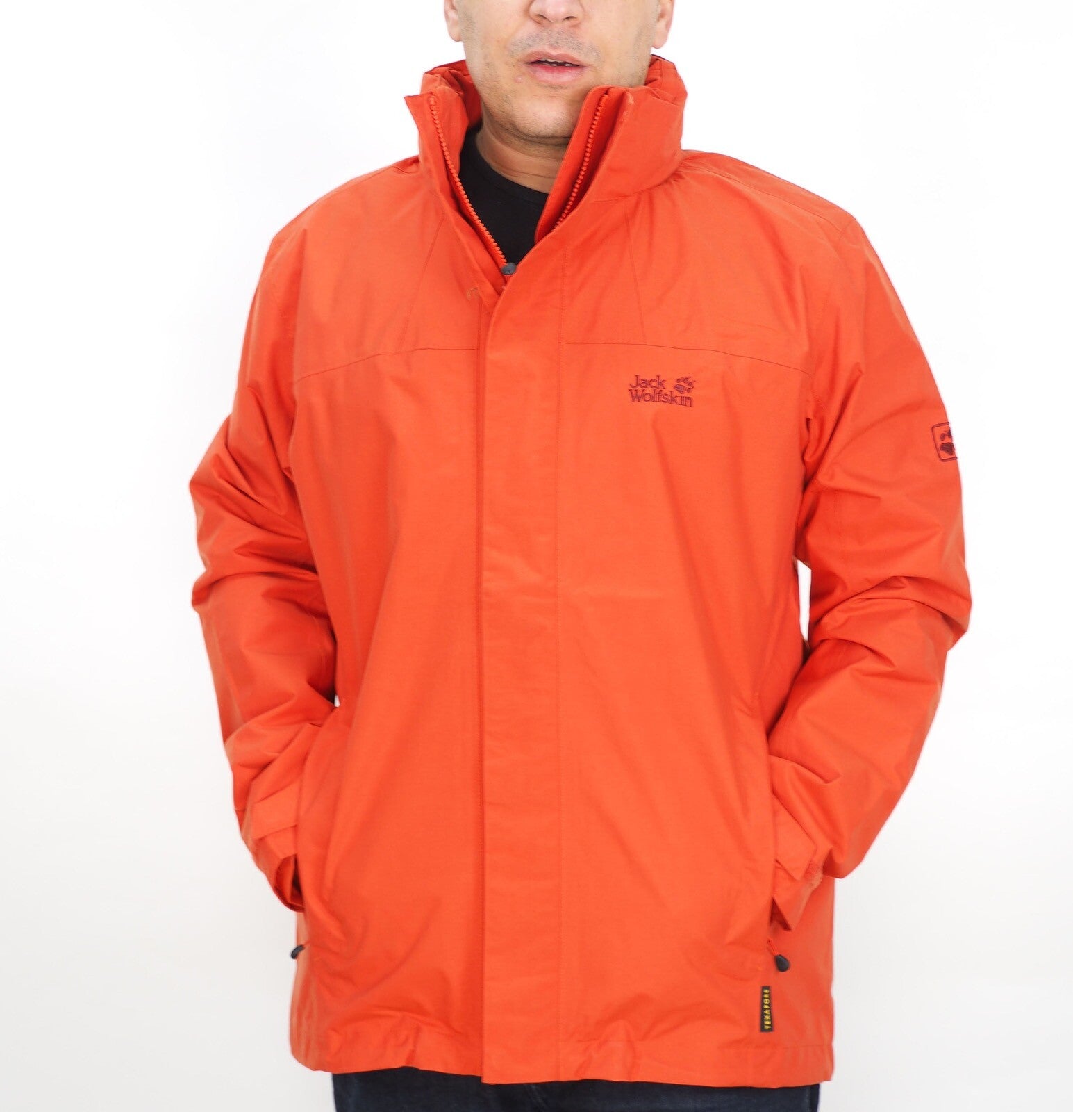 Mens Jack Wolfskin Highland Jacket 1107481 Chili Windproof Warm Hiking Jacket