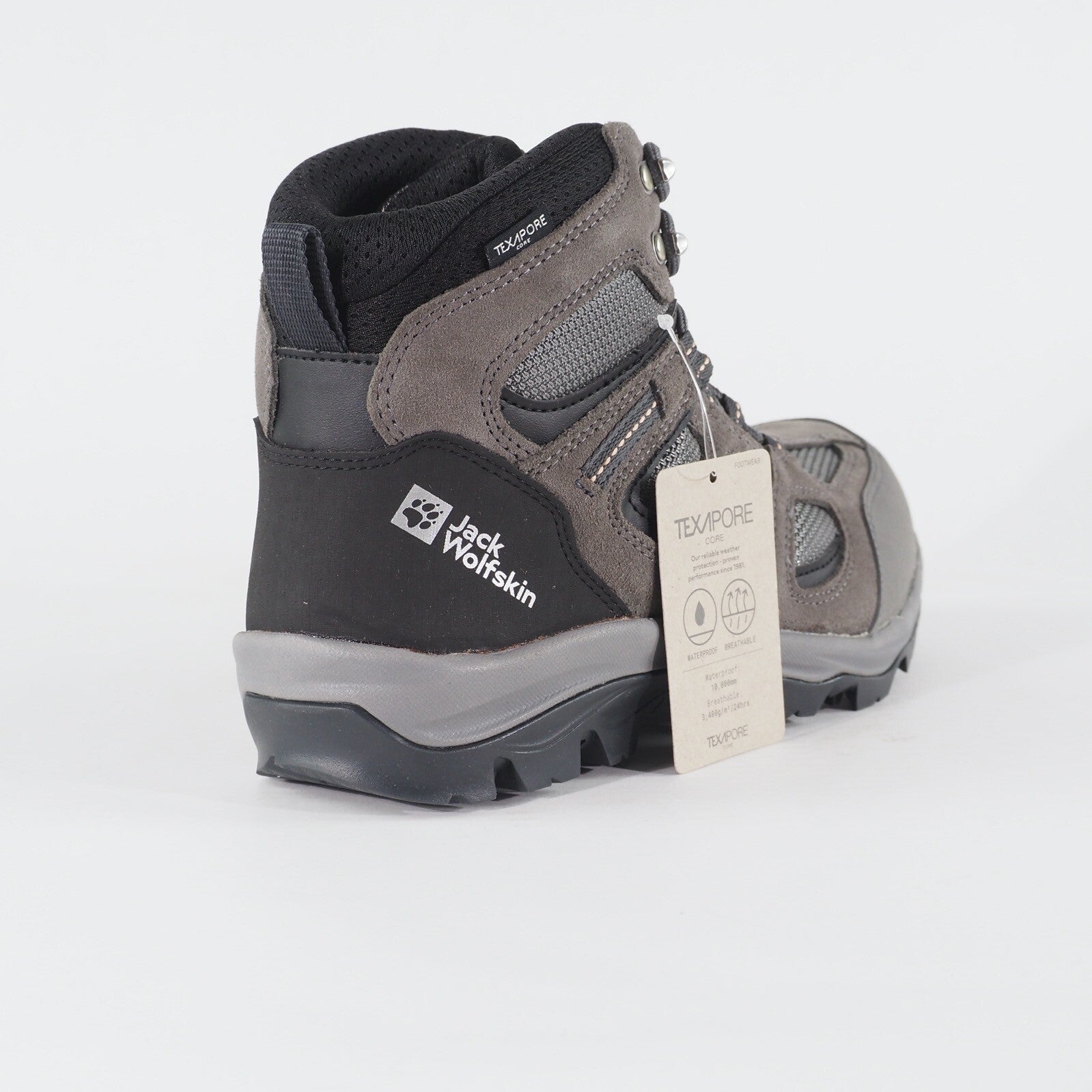 Womens Jack Wolfskin Vojo 3 Texapor Leather Grey Hiking Walking Waterproof Boots