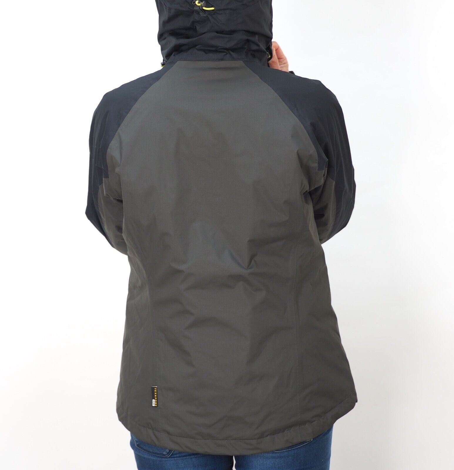Womens Jack Wolfskin Firebow Texapore 1106911 Dark Steel Zip Up Hiking Jacket