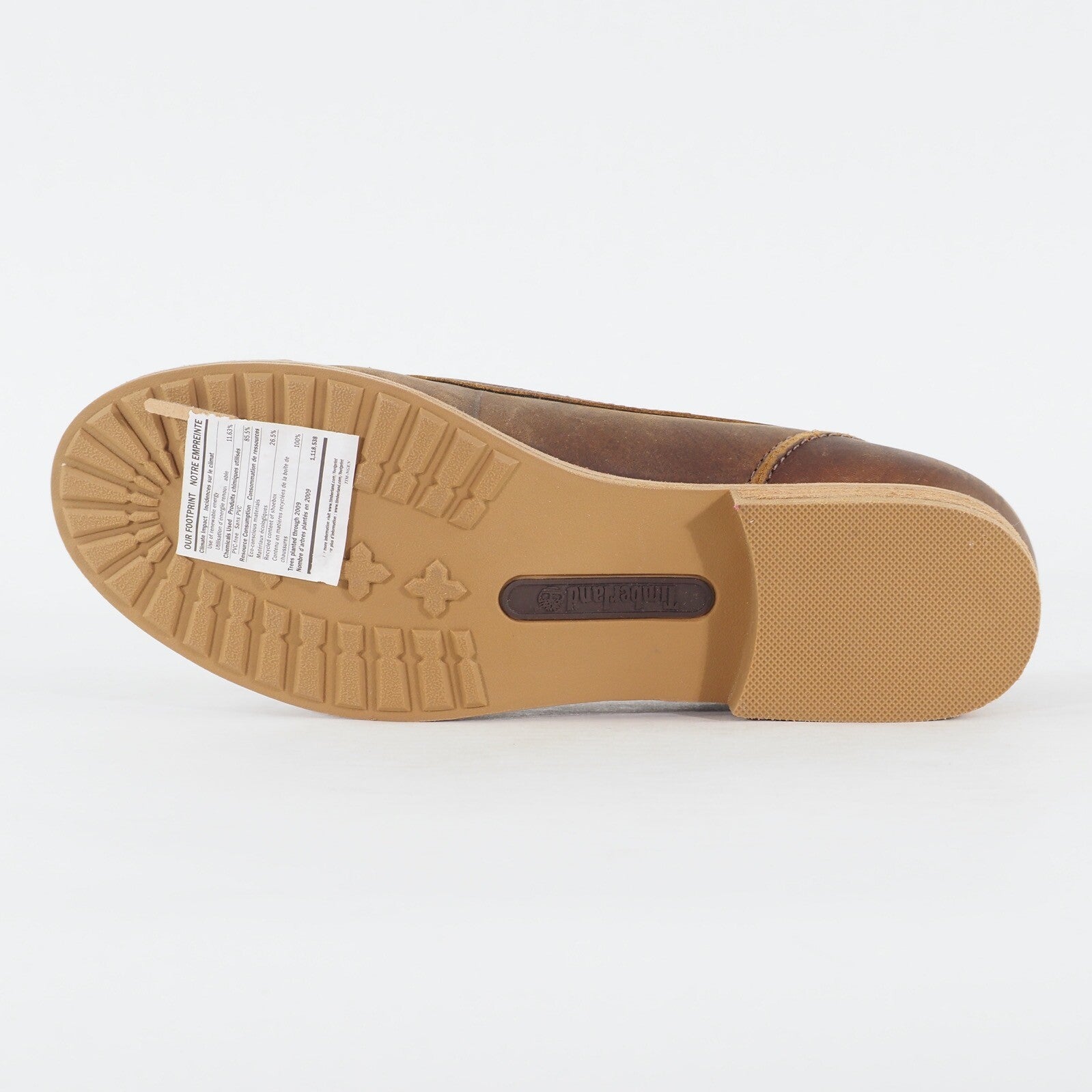 Womens Timberland Thayer 8562R Brown Leather Shoes Casual Slip On Loafers