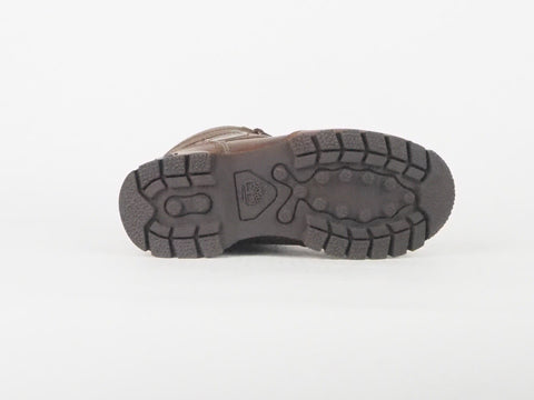 Boys Timberland Alpine Hiker A1I2E Brown Leather Lace Up Boots 