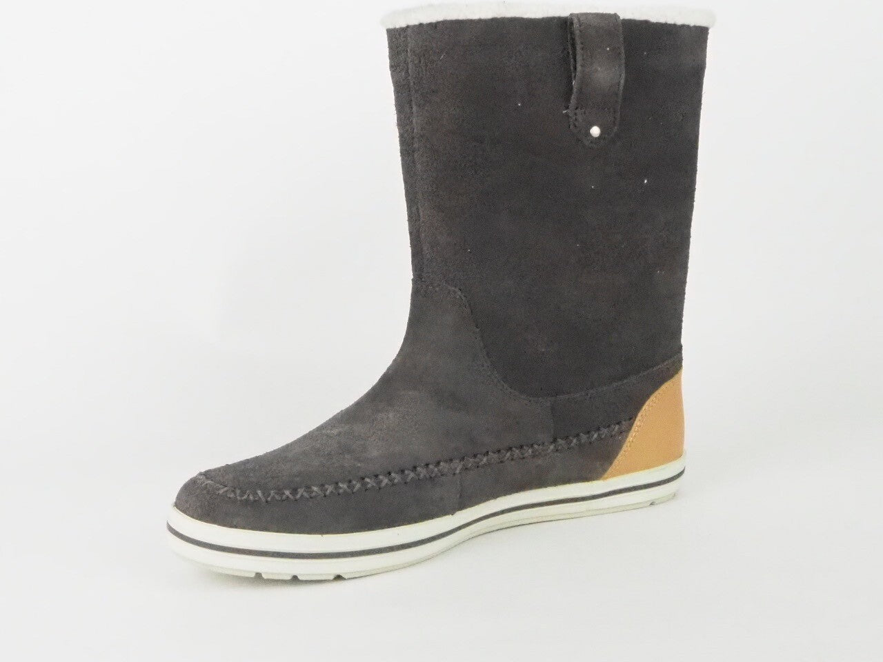 Womens Timberland Earthkeepers Casc Bay 8410R Brown Leather Pull On Boots