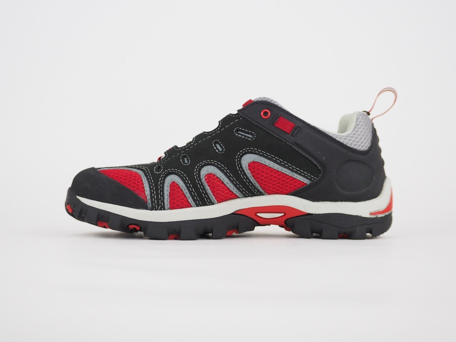 Juniors Timberland Hypertrail 58911 Black Leather Lace Up Walking Hiking Shoes