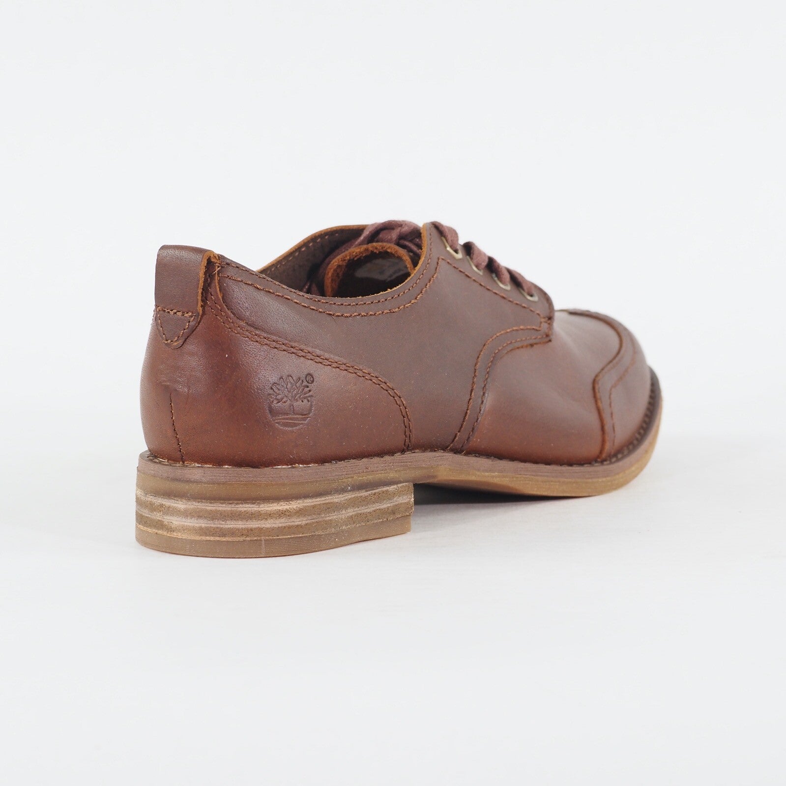 Womens Timberland EK Savin Hill Oxford 8557A Dark Brown Lace Up Low Formal Shoes