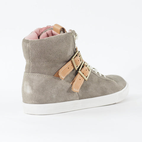 Womens Timberland Glastonbury Chukka 8954A Light Grey Suede Lace Trainers Boots