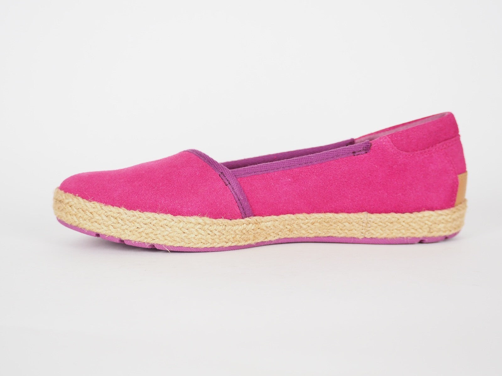 Womens Timberland Casco Bay A17AX Viva Pink Suede Slip On Shoes