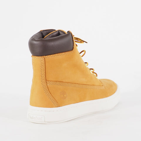 Womens Timberland Premium 6 Inch A1INF Wheat Leather Lace Casual Walking Boots