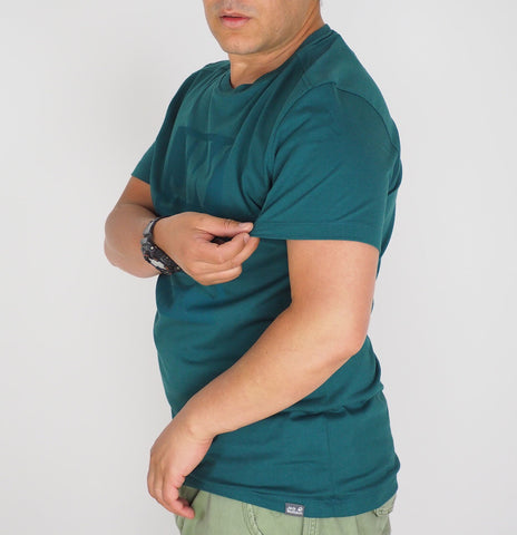 Mens Jack Wolfskin 365 1806621 Atlantic Deep Short Sleeve Light Casual T Shirt