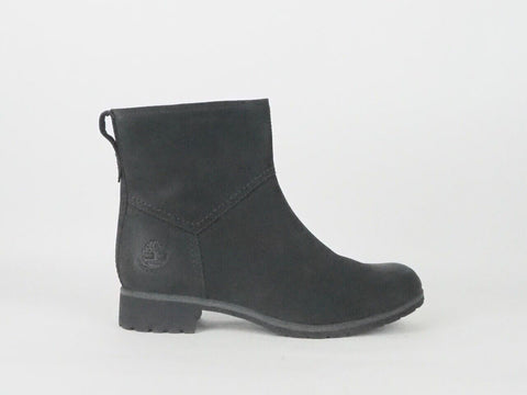 Womens Timberland Whitmore Chelsea A12JA Black Leather Ankle Boots 