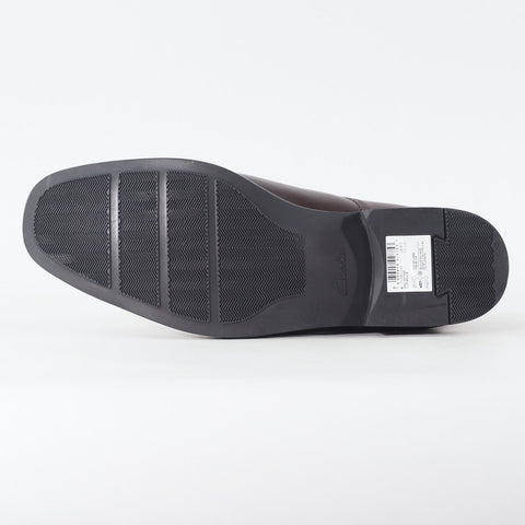 Mens Clarks Tilden Cap 15770 Dark Wine Leather Lace Up Low Formal Shoes