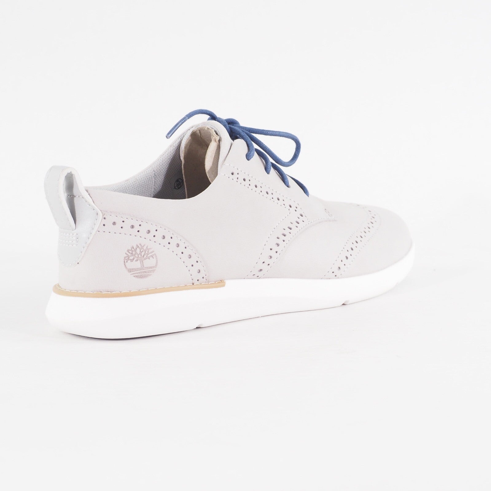Womens Timberland Bradenton Oxford A25VA Light Grey Nubuck Leather Casual Shoes