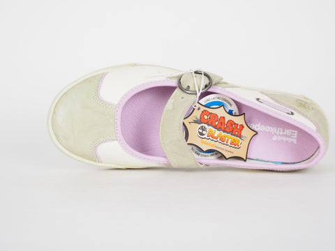 Junior Girls Timberland Metro Network 52952 Grey Leather Mary Jane Shoes UK 5.5