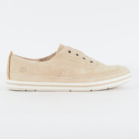 Womens Timberland Casco bay 8844R Beige Leather Laceless Slips on Casual Shoes