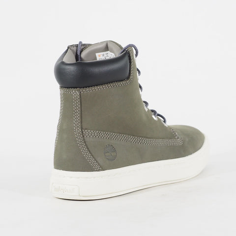 Womens Timberland Premium 6 Inch A1ITX Grey Leather Lace Casual Walking Boots