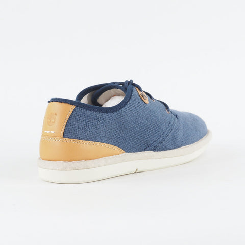 Mens Timberland City Shuffler A185W Medium Blue Fabric Lace Up Low Casual Shoes