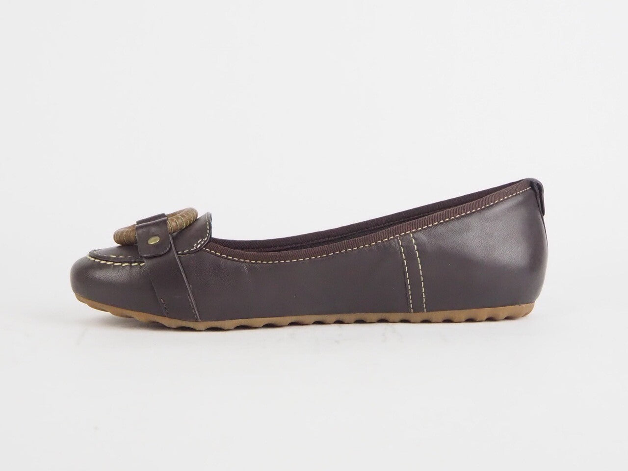 Womens Timberland Earthkeepers 62113 Brown Leather Slip On Loafers Ladies Shoes