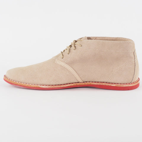 Mens Timberland Revenia 9765A Cream Lace Up Suede Walking Casual Chukka Boots