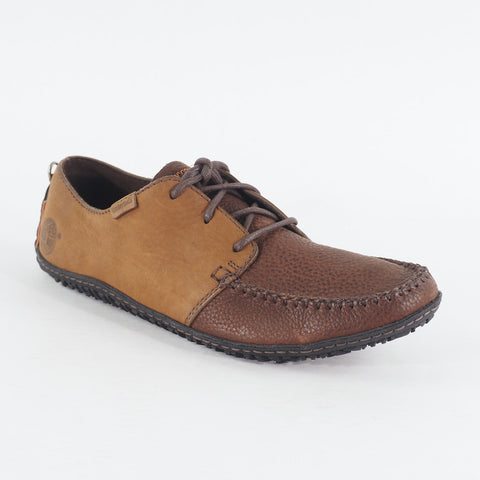 Mens Timberland City Endur Ox 66131 Medium Brown Leather Lace Up Casual Shoes