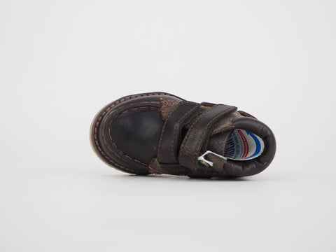 Toddlers Timberland Milville 39887 Dark Brown Leather 2 Strap Chukka Boots