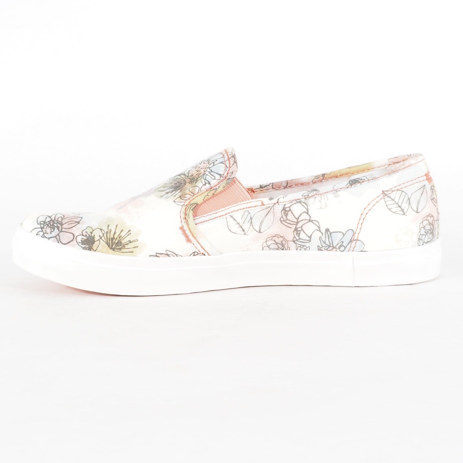 Womens Timberland Newport A1YU5 White Floral Print A1YU5 Casual Slips On Shoes
