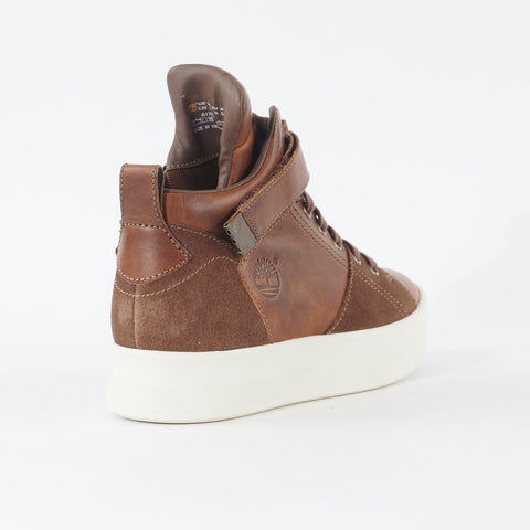 Womens Timberland Mayliss High Top A17KZ Medium Brown Leather Lace Casual Boots