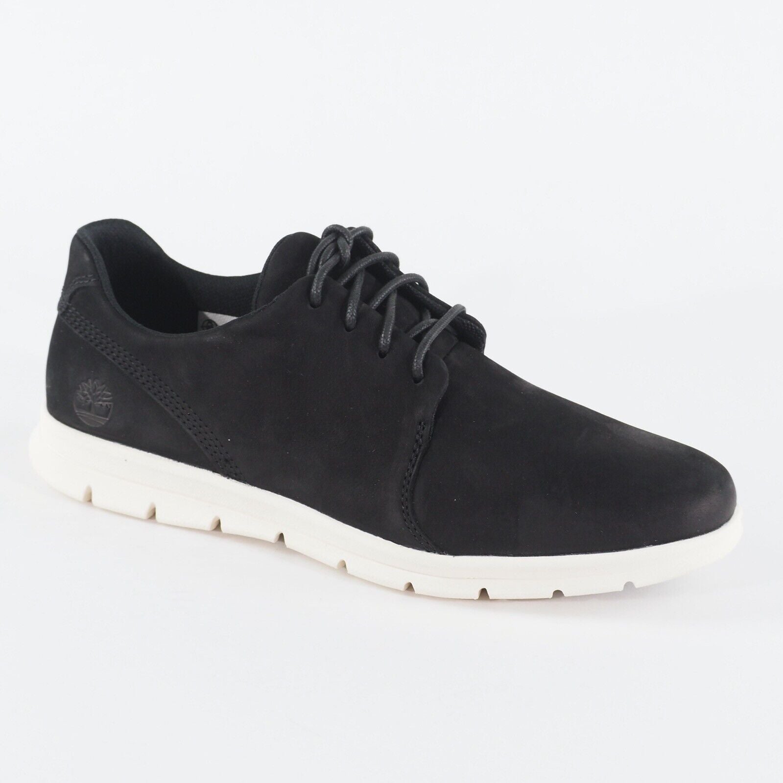 Mens Timberland Graydon Oxford A23V7 Black Leather Lace Up Casual Walking Shoes