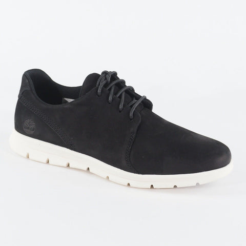 Mens Timberland Graydon Oxford A23V7 Black Leather Lace Up Casual Walking Shoes