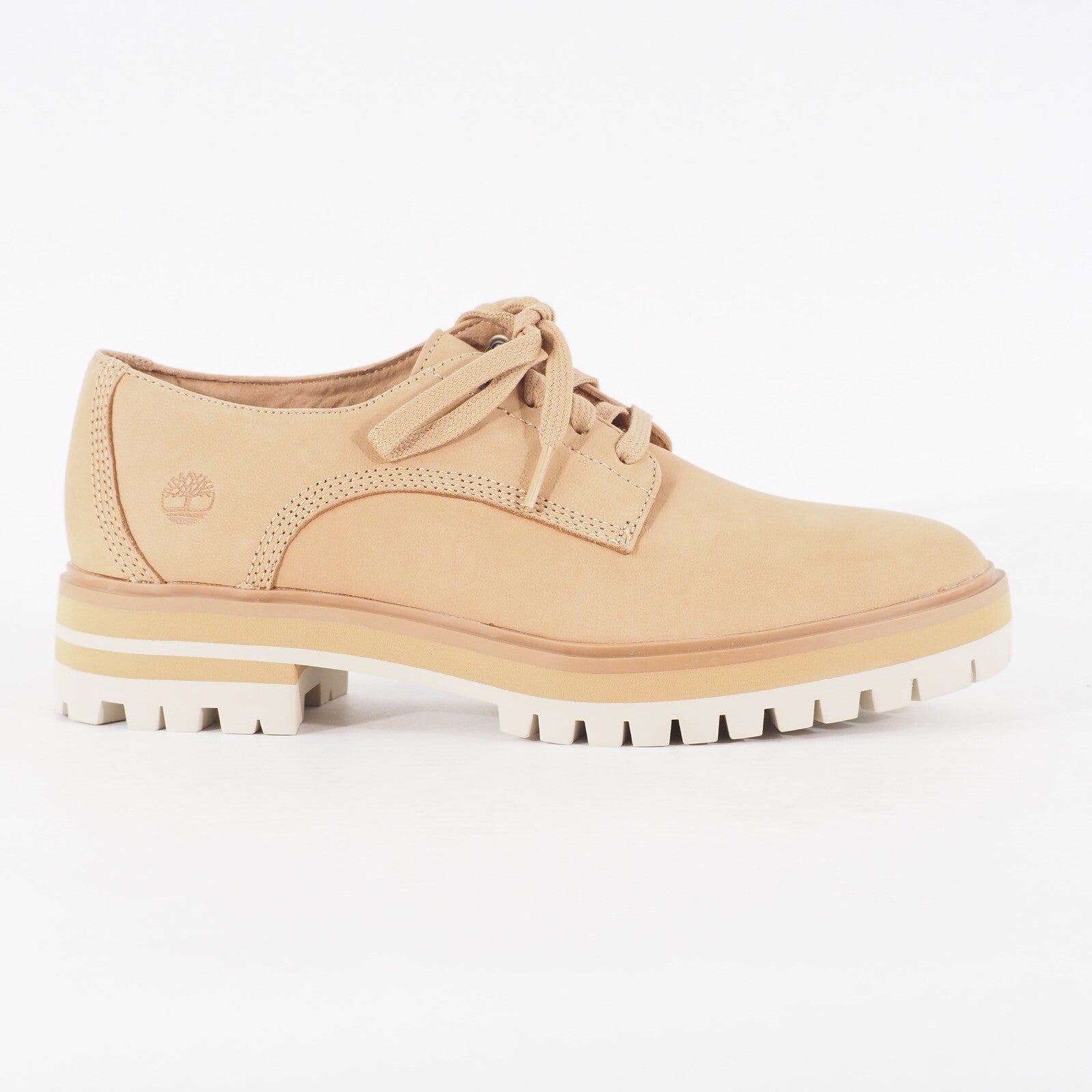 Womens Timberland London Square Oxford A29YZ Light Brown Leather Casual Shoes