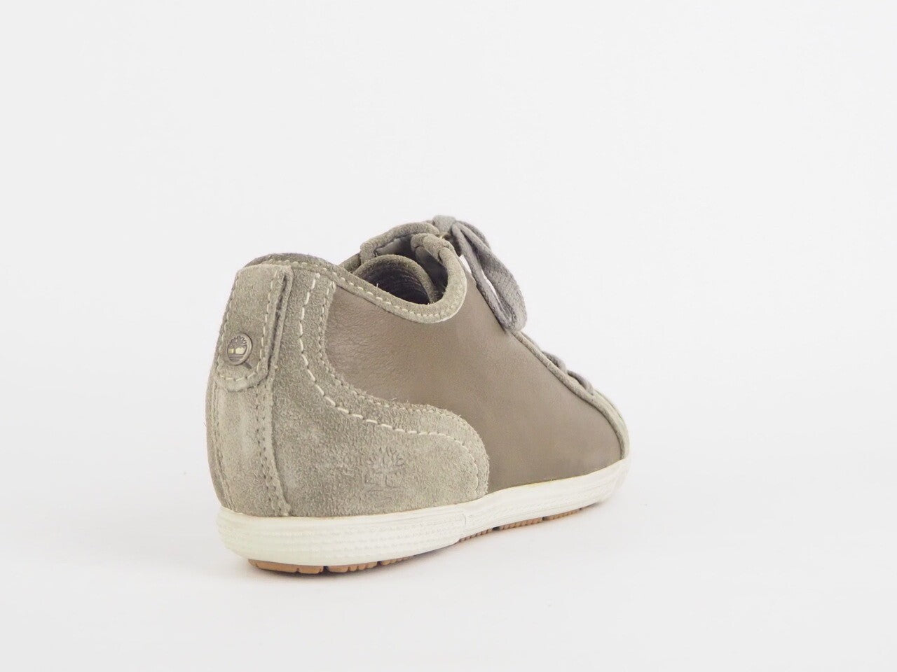 Womens Timberland Ballard Ox Grey Trainers 3849R Leather Lace Up Ladies Shoes