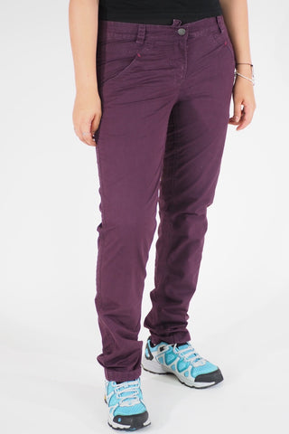 Womens Jack Wolfskin Victoria 1502951 Grapevine Cotton Outdoor Hiking Trousers